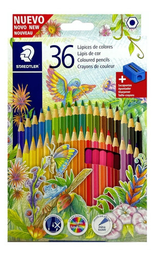 Lapices De Colores Staedtler Escolares Caja  X36