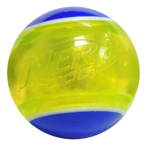 Juguete Pelota Para Mascota Perro Luz Led Nerf Hasbro Febo