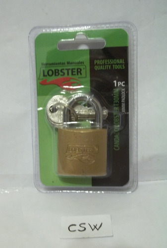 Candado Arco Tipo Cisa 30 Mm Lobster