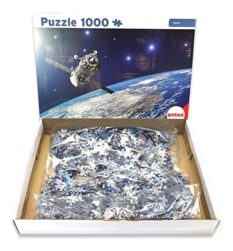 Imagen 2 de 2 de Puzzle 1000 Piezas Temática Satélite Original Antex Playking