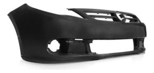 Parachoque Diant Saveiro G5 09/13 Preto Liso C/ Furo Moldura