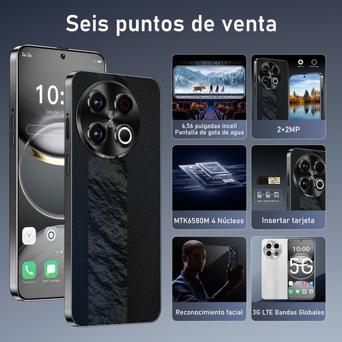Android Celulares Spark 30 Pro 6.56 Pulgadas Barato Ram2gb Y Rom16gb