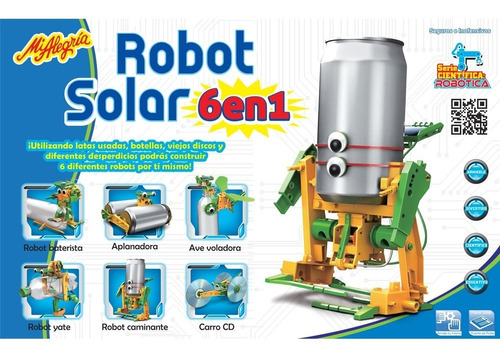 Imagen 1 de 3 de Robot Solar 6 En 1 - Mi Alegría