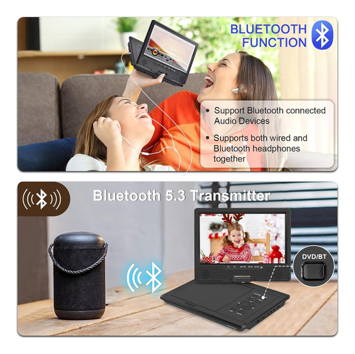 Reproductor Magofly Mp10a Negro Con Usb Y Control Remoto Negro