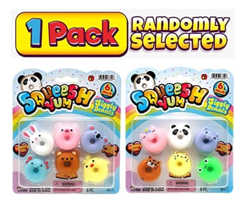 Ja-ru Mini Mochi Squishy Animals (1 Paquete) Lindos Squishie