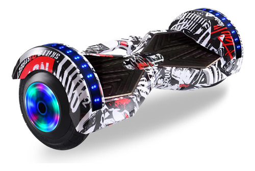Scooter Hoverboard Patin Musica Luces Bluetooth 8 Pulgadas