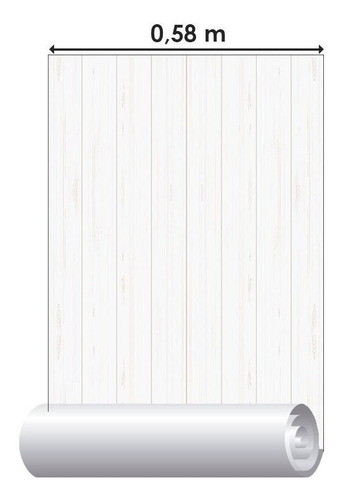 Imagem 5 de 6 de Papel De Parede Adesivo Madeira N012151 Rolo 0,58x3,00m