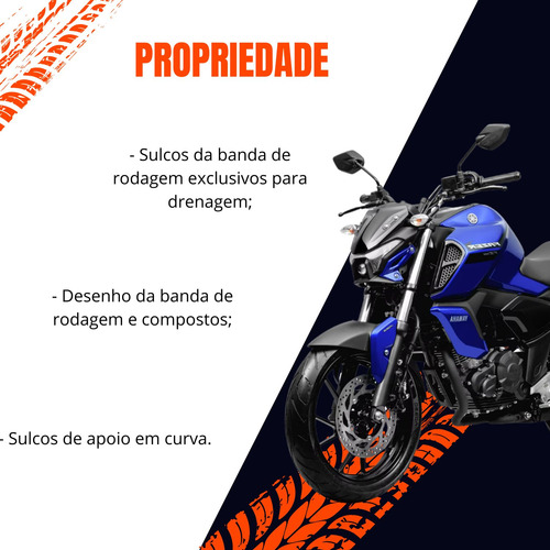 Melhor Pneu Dianteiro 80/100-18 Thorax Cg Cargo Titan Fan