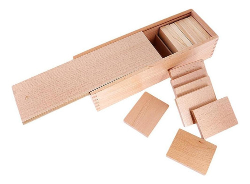 Montessori Material Peso Madera For Niños Preescolar