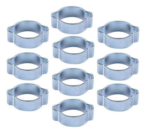 Fs Clips Dobles Para 17-20 Mm, Abrazadera O, Acero Zincado,