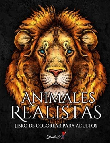 Libro: Animales Realistas: Un Libro Para Colorear Para Con Y