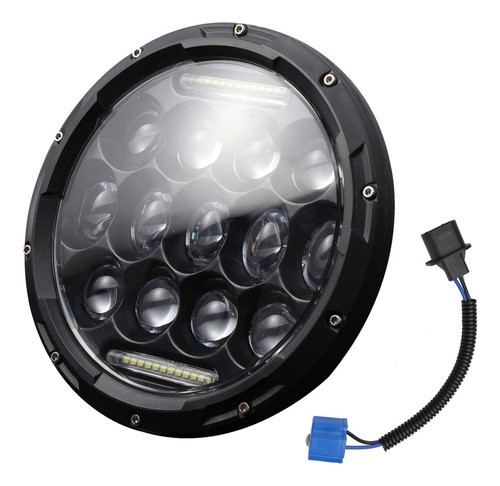 1pc 7 Pulgadas Redonda Forma Led Frontal Faro De Repuesto Pa