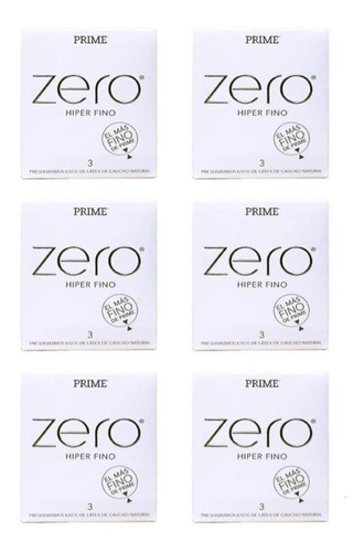 Preservativos Prime Zero Combo 6x3 - (18u)