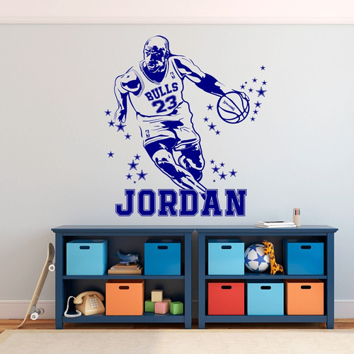 Vinilo Decorativo Básquet Nba Jordan 120x100cm