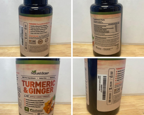 Complementa La Cúrcuma Y El Jengibre De Nature's Base Con Si