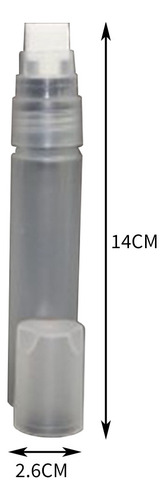 - Caneta De Plástico Ferramenta Transparente 15mm Flat