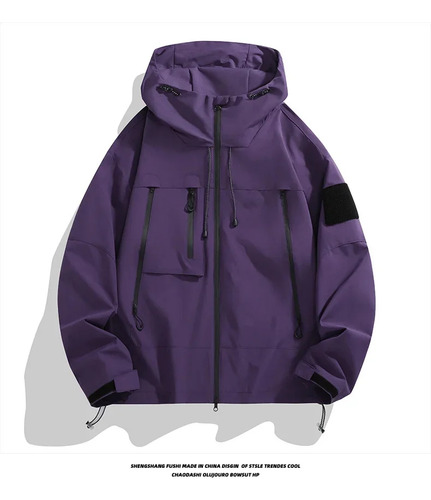 Chaqueta De Pesca Con Capucha Impermeable A Prueba De Viento