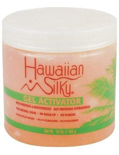 Hawaiano Sedoso Curl Activador De Gel 16 oz Flake-free Tra.