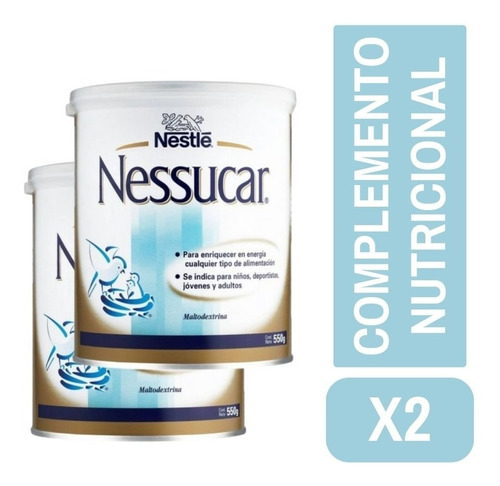 Imagen 1 de 3 de Nessucar Tarro Complemento Nutricional - Pack X2