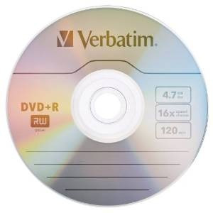 Verbatim 4,7 Gb Hasta 16x Branded Recodale Disco Dvd + R 10-