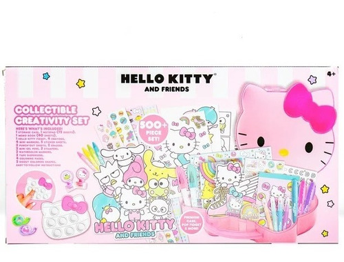 Hello Kitty Kit De Colorear Y Creatividad 500 Pzs
