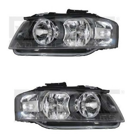 Par Juego Faros Audi A3 2004 - 2005  Qwe