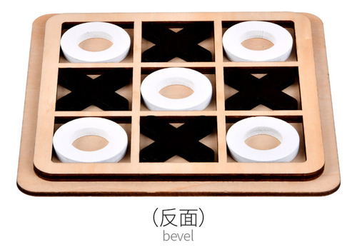 Juego De Mesa Tic Tac Toe Logic Para Niños, De Madera, Educa