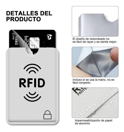 Protector De Tarjeta De Crédito, 30 Fundas De Bloqueo Rfid
