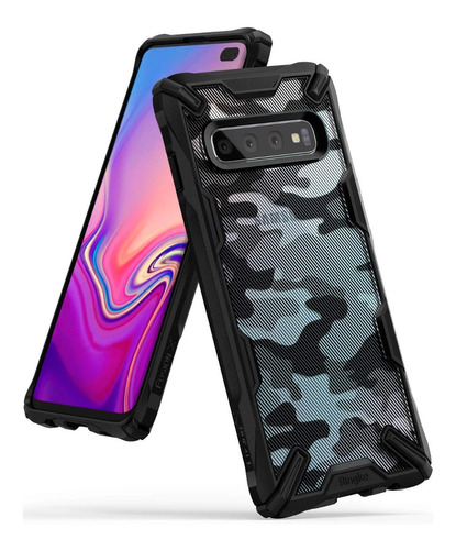 Estuche Forro Ringke Fusion Samsung Galaxy S10 Plus Camo