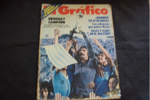 Revista El Grafico # 3197 - Tapa Uruguay Campeon
