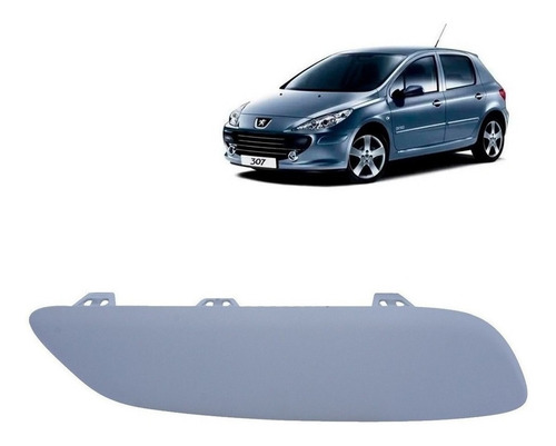 Moldura Parachoque Delantera Der Para Peugeot 307 1.6 05-10