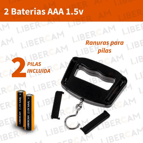 Balanza Para Valijas Digital Portátil De Mano Pesa 50kg-10g