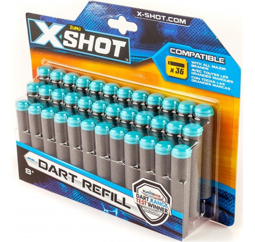 Imagen 2 de 6 de Repuestos X-shot Dardos X 36 Original Jeg 3618 El Gato