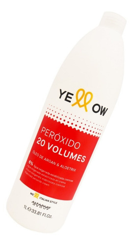 Agua Oxigenada Yellow Oxidante Crema Estable 10/20/30/40
