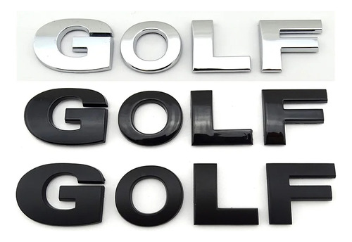 Para Volkswagen Vw Golf 3d Golf Logo Logotipo 1 2 3 4 5