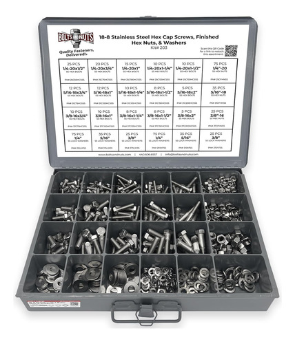 Tornillos De Cabeza Hexagonal De Acero Inoxidable 18-8 (3...