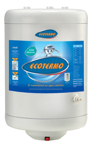 Termotanque Ecotermo Electrico 53 Lts Conexion Superior *