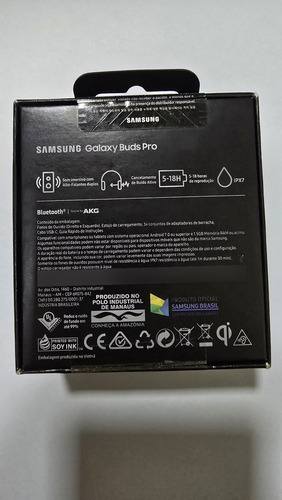 Fone Galaxy Buds Pro Preto Samsung Akg Preto (Usado)