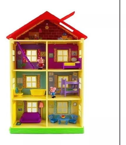 Brinquedo Sunny Casa Maletinha Peppa Pig Colorido 2313 - Casinha