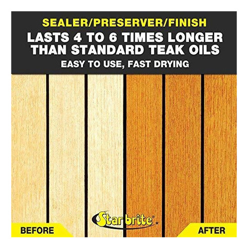 Sistema De Ducha Star Brite Premium Golden Teak Oil - Sellad