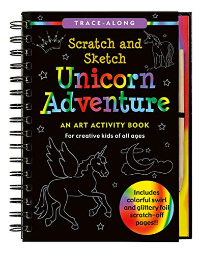 Unicorn Adventure Rasca Y Dibuja Un Libro De Actividades Art