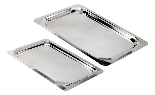 Bandeja Doble Bajada Acero Inoxidable Acermel 29cm