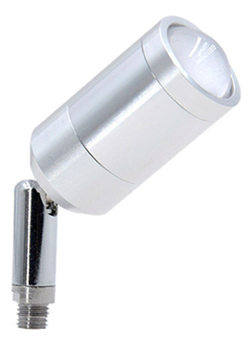 Luz Blanca Positiva 6000k 3w Base Redonda Plateada