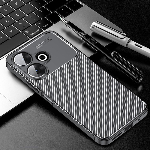 Útil Para Xiaomi Redmi 13, Capa De Borracha, Silicone, Luxuo