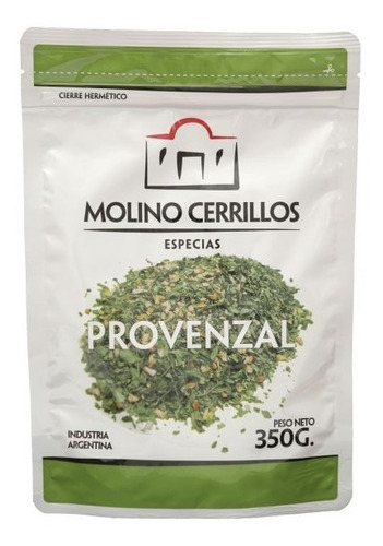 Imagen 1 de 4 de Provenzal Molino Cerrillos Ajo Perejil Doypack 350g Sin Tacc