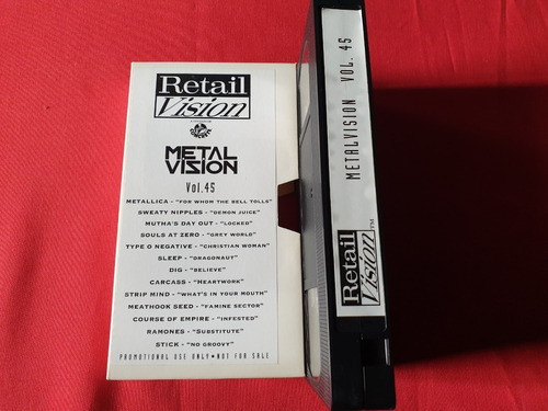 Compilatorio De Videos Metal Vision Vol. 45 Vhs