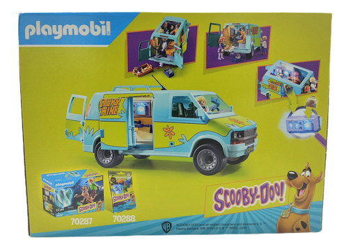 Playmobil Van Mystery Machine Scooby Doo, 70 piezas, 70286