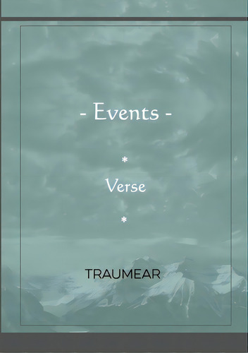 Events, De Traumear. Editorial Lulu Pr, Tapa Blanda En Inglés