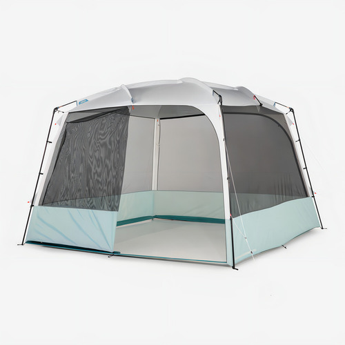 Abrigo De Camping Para 10 Pessoas Base Arpenaz Ultrafresh Cor Branco