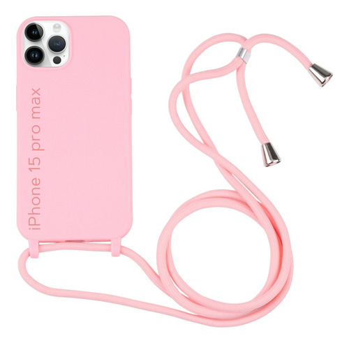 Capa Capinha Para iPhone 15 Pro 15 Pro Max Com Corda
